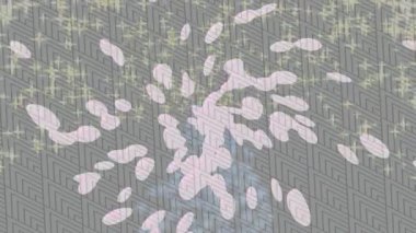 Lüks hareket projeleri için soyut tasarım stili animasyonu olan üst düzey dijital doku