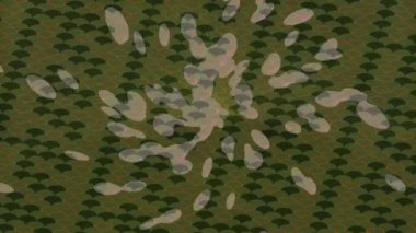 Organik desenli yüzey giriş stili video film sanatı ile soyut arkaplan tasarımı