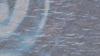 Benzersiz hareket grafikleri tasarım sanatına sahip yaratıcı film üretimi için özet bir arkaplan