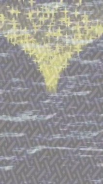 Benzersiz video giriş tasarımı projeleri için detaylı yüzey kalıbı film animasyon stili grafik girişi