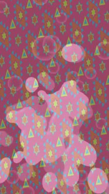 Estetik doku arkaplan tasarımı renkli hareket grafikleri ile moda film giriş profosyoneli