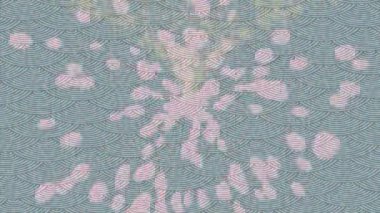 Soyut hareket desenli fütüristik video üretimi için dinamik dijital arkaplan