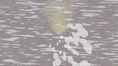 Dijital doku yüzey tasarım biçimi ile modern video animasyonu için gelişmiş hareket grafikleri