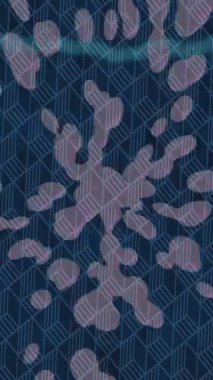 Soyut hareket desenli fütüristik video üretimi için dinamik dijital arkaplan