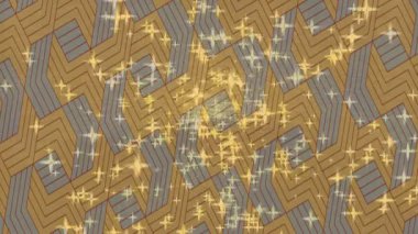 Dijital doku yüzey tasarım biçimi ile modern video animasyonu için gelişmiş hareket grafikleri