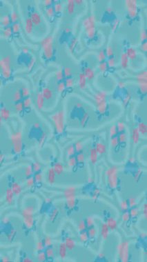 Organik desenli yüzey giriş stili video film sanatı ile soyut arkaplan tasarımı