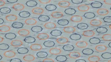 Soyut hareket desenli fütüristik video üretimi için dinamik dijital arkaplan