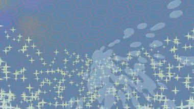 Soyut hareket desenli fütüristik video üretimi için dinamik dijital arkaplan