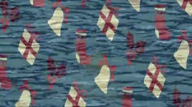 Dijital doku yüzey tasarım biçimi ile modern video animasyonu için gelişmiş hareket grafikleri