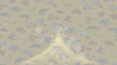 Dijital doku yüzey tasarım biçimi ile modern video animasyonu için gelişmiş hareket grafikleri