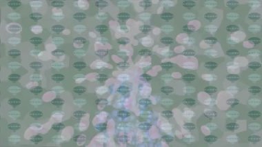 Benzersiz hareket grafikleri tasarım sanatına sahip yaratıcı film üretimi için özet bir arkaplan