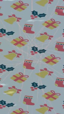 Lüks hareket projeleri için soyut tasarım stili animasyonu olan üst düzey dijital doku