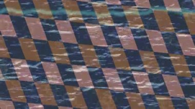 Benzersiz dijital animasyon tarzı grafikleri olan yaratıcı ortam tasarımı için yenilikçi hareket dokusu