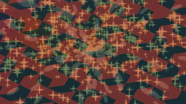 Benzersiz dijital animasyon tarzı grafikleri olan yaratıcı ortam tasarımı için yenilikçi hareket dokusu