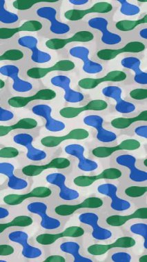 Benzersiz dijital animasyon tarzı grafikleri olan yaratıcı ortam tasarımı için yenilikçi hareket dokusu