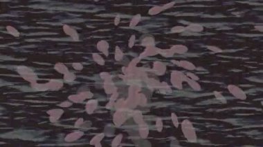 Benzersiz hareket grafikleri tasarım sanatına sahip yaratıcı film üretimi için özet bir arkaplan