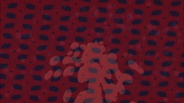 Benzersiz dijital animasyon tarzı grafikleri olan yaratıcı ortam tasarımı için yenilikçi hareket dokusu