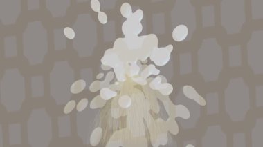 Lüks hareket tasarımı üst düzey video projeleri ve dijital sanat için zarif, pürüzsüz bir dokusu var.