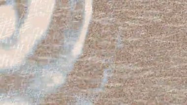 Benzersiz dijital animasyon tarzı grafikleri olan yaratıcı ortam tasarımı için yenilikçi hareket dokusu