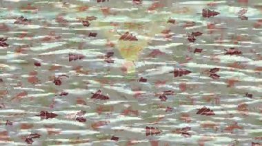 Modern medya üretimi için fütüristik dijital soyut doku sinematik tarz hareketli grafik ögesi