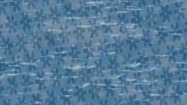 Benzersiz hareket dokusu tasarım sanatı ile profesyonel video düzenleme için modern soyut grafikler