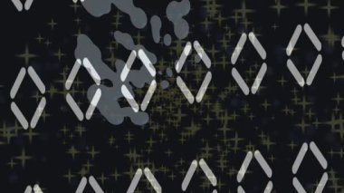 Lüks hareket projeleri için soyut tasarım stili animasyonu olan üst düzey dijital doku