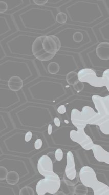 Organik desenli yüzey giriş stili video film sanatı ile soyut arkaplan tasarımı