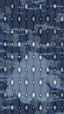 Soyut hareket desenli fütüristik video üretimi için dinamik dijital arkaplan