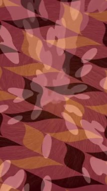 Benzersiz dijital animasyon tarzı grafikleri olan yaratıcı ortam tasarımı için yenilikçi hareket dokusu