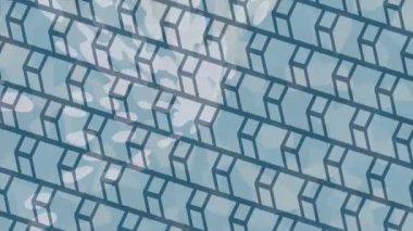 Lüks hareket projeleri için soyut tasarım stili animasyonu olan üst düzey dijital doku