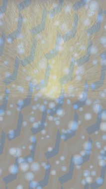 Soyut hareket desenli fütüristik video üretimi için dinamik dijital arkaplan