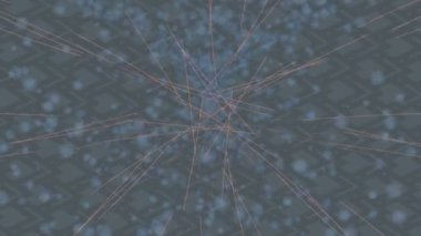 Benzersiz dijital animasyon tarzı grafikleri olan yaratıcı ortam tasarımı için yenilikçi hareket dokusu