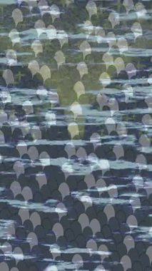 Organik desenli yüzey giriş stili video film sanatı ile soyut arkaplan tasarımı