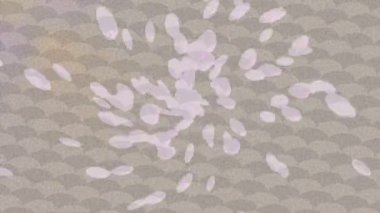 Lüks hareket projeleri için soyut tasarım stili animasyonu olan üst düzey dijital doku