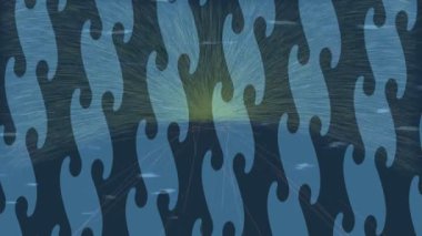 Lüks hareket projeleri için soyut tasarım stili animasyonu olan üst düzey dijital doku