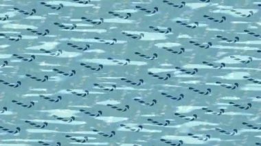 Dijital doku yüzey tasarım biçimi ile modern video animasyonu için gelişmiş hareket grafikleri