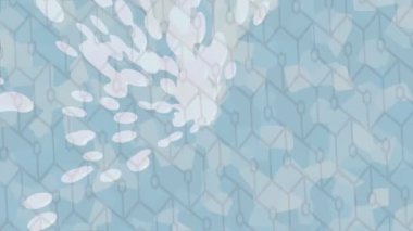 Profesyonel video projeleri sanat tarzı için organik hareketli arkaplan tasarımı