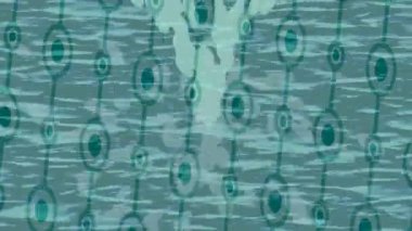 Benzersiz video giriş tasarımı projeleri için detaylı yüzey kalıbı film animasyon stili grafik girişi