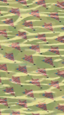 Benzersiz hareket dokusu tasarım sanatı ile profesyonel video düzenleme için modern soyut grafikler