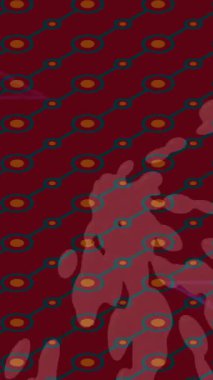 Soyut hareket desenli fütüristik video üretimi için dinamik dijital arkaplan