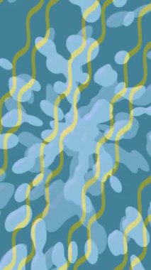 Organik desenli yüzey giriş stili video film sanatı ile soyut arkaplan tasarımı