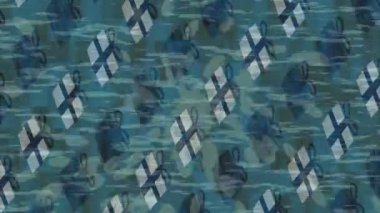 Organik desenli yüzey giriş stili video film sanatı ile soyut arkaplan tasarımı