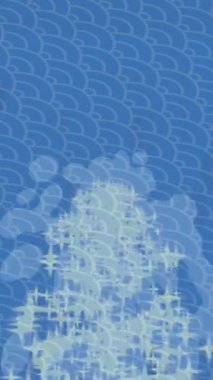 Benzersiz dijital animasyon tarzı grafikleri olan yaratıcı ortam tasarımı için yenilikçi hareket dokusu