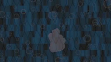 Organik desenli yüzey giriş stili video film sanatı ile soyut arkaplan tasarımı