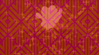 Benzersiz dijital animasyon tarzı grafikleri olan yaratıcı ortam tasarımı için yenilikçi hareket dokusu