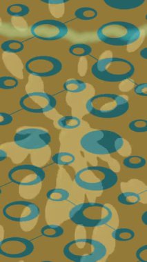 Benzersiz dijital animasyon tarzı grafikleri olan yaratıcı ortam tasarımı için yenilikçi hareket dokusu