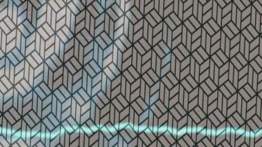 Lüks hareket projeleri için soyut tasarım stili animasyonu olan üst düzey dijital doku