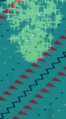 Benzersiz dijital hareket grafiklerine sahip yaratıcı sinematik projeler için yumuşak animasyon yüzeyi