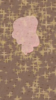 Soyut hareket desenli fütüristik video üretimi için dinamik dijital arkaplan