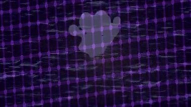 Soyut hareket desenli fütüristik video üretimi için dinamik dijital arkaplan